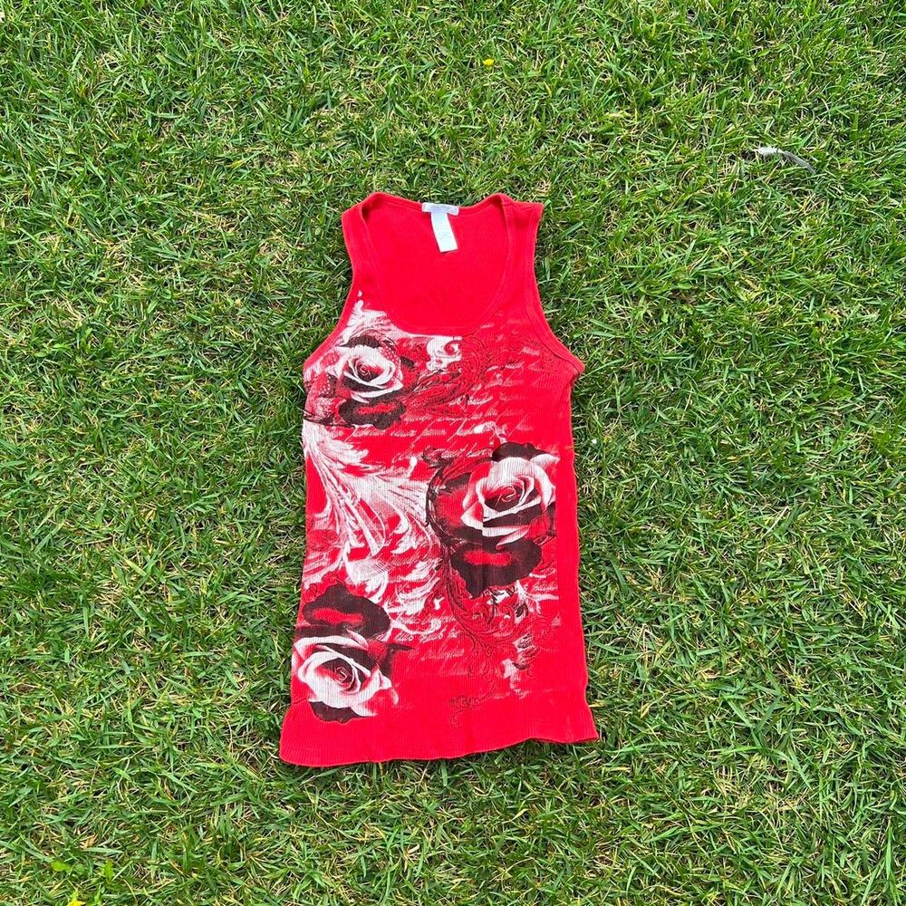 Love Love to roses y2k top women’s size M
